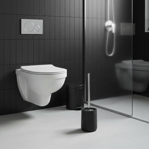 Spazzola e Portaspazzola per WC NORDEN NERO - Product Image 3