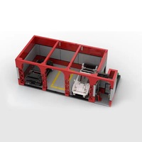 Set de Bloques de Construcción Modulares para Niños, Personalización de Escenas, Estacionamiento, Modelo de Paisaje, Ladrillos de Plástico, Juguete Educativo DIY