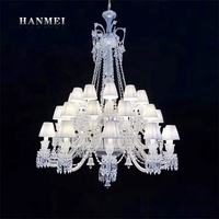 Lustre Villa européen cristal mariage salon lampe escalier lustres hall d'hôtel de luxe