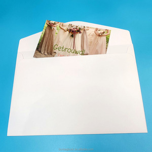 Fantastique personnalisé <span class=keywords><strong>belle</strong></span> bleu rose papier irisé Noël mariage fête d'anniversaire Invitation finition brillante <span class=keywords><strong>enveloppe</strong></span> - Product Image 4