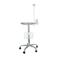 Chariot médical mobile PM-001 Rainbow pour appareil chirurgical, appareil ECG, chariot métallique, chariot à main, en stock, vente en gros