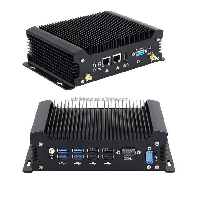 Core I3 I5 I7 Industrial Barebone Mini Pc 4th 7th 8th 11th Generation Dual Lan Ubuntu Pfsense Embedded Rugged Fanless Computers