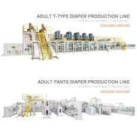 Hochwertige voll automatische Windel herstellung für Erwachsene Produktions maschine Fabrik Direkt vertrieb Windel maschine für Erwachsene