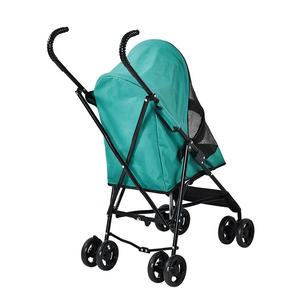 Fabricant de produit Chariot pour animaux de compagnie à fermeture à un bouton peu encombrant avec tissu Oxford 300D pour la promenade dans le <span class=keywords><strong>parc</strong></span> - Product Image 6