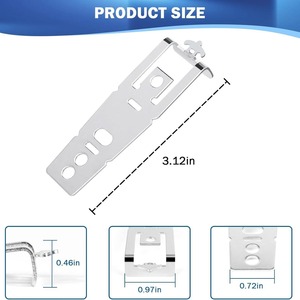 Soporte de Montaje de Repuesto WD01X27759 para Lavavajillas GE, Pieza de Acero Inoxidable - Product Image 3