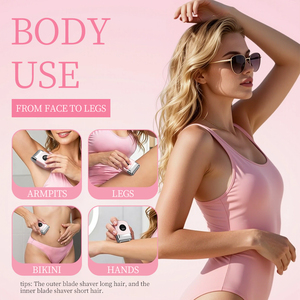 Tondeuse bikini électrique rechargeable pour <span class=keywords><strong>femme</strong></span>, <span class=keywords><strong>rasoir</strong></span> électrique pour poils pubiens et du corps, tondeuse pour les jambes et le corps, <span class=keywords><strong>rasoir</strong></span> bikini - Product Image 2