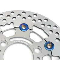 Disque de frein universel flottant à 3 trous, 70 mm, 220 mm, en acier et aluminium, adapté aux motos électriques