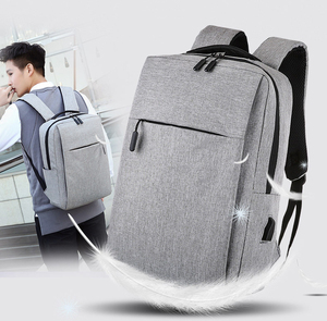 Biểu Tượng Tùy Chỉnh Người Đàn Ông Kinh Doanh Mochila Du Lịch Sinh Viên Polyester USB Không Thấm Nước Bagpack Trở Lại Gói Thiết Kế Trường Máy Tính Xách Tay Túi Ba Lô - Product Image 5