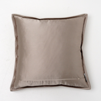 Coussin décoratif en velours bronze doré, 100 % polyester, texture brossée dorée, luxe moderne pour canapé et lit