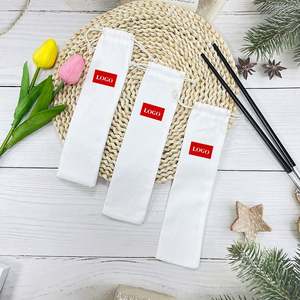 Pochette anti-poussière en coton blanc doux personnalisée avec cordon de serrage, sérigraphiée pour les huiles essentielles, les bijoux, les cadeaux, les écouteurs - Product Image 5