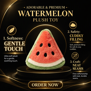 Wassermelonen-Plüschtier <span class=keywords><strong>Kawaii</strong></span> Gefülltes Obst Weiches Kurzhaariges Plüschtier Lehrreiches Geschenk OEM ODM - Product Image 5
