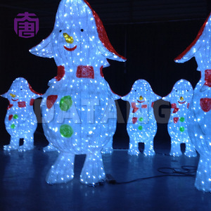 Outdoor LED snowman <b>Light</b> Waterproof Motif Decoration Christmas Character Yard Lamp Holiday Garden Display - Product Image 3