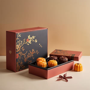 Práctico personalizable OEM y ODM Caja de embalaje tradicional Mooncake MOQ bajo para regalos Uso industrial Material de papel de forma personalizada - Product Image 2