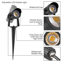 Spot lumineux LED imperméable avec technologie COB, 3w, éclairage d'extérieur, luminaire de paysage, idéal pour la pelouse du jardin, SC-J101A