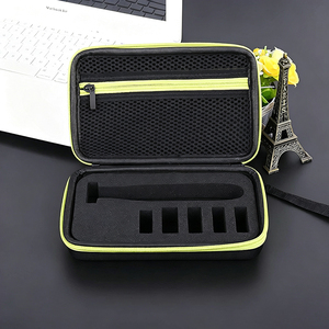 Estuche de viaje para afeitadora EVA, resistente al agua, a prueba de golpes y polvo, con espuma moldeada, bolsillo de malla y correa de mano para Philips OneBlade - Product Image 2