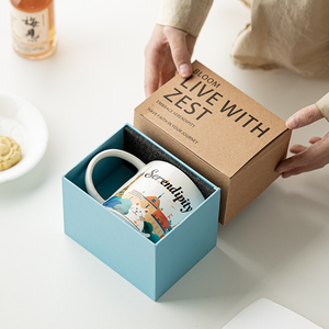 Tasse à café personnalisée de voyage en céramique pour <span class=keywords><strong>couple</strong></span>, sublimation de luxe, tasse à marquer, coffret <span class=keywords><strong>cadeau</strong></span> de mariage pour la Saint-Valentin - Product Image 2