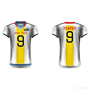 High Quality Customizable Classic American Football &amp; Rugby Jersey Unisex Sublimation Street <strong>Soccer</strong> Shirts Boxy <strong>Tee</strong> - Product Image 4
