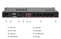 Berase K-7000 Processeur d'effets audio Processeur audio numérique professionnel Processeur audio numérique Gestion des haut-parleurs