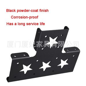 Support d'angle pour gazebo, extension à 3 voies, support en T, acier au carbone noir, kit de renforcement durable pour poutre en bois - Product Image 2