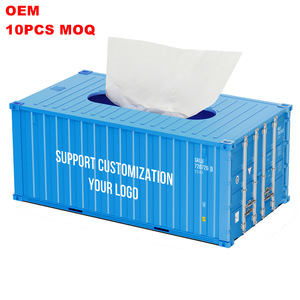 Biểu Tượng Tùy Chỉnh Sang Trọng Thể Hiện Công Ty Kinh Doanh Khuyến Mại Quà Tặng Máy Tính Để Bàn Mô Hộp Nhựa Mini Quy Mô Vận Chuyển Container Mô Hình - Product Image 1