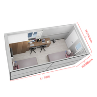 Bureaux et Logements Modulaires Préfabriqués pour Chantier de Construction Conteneur Pliable