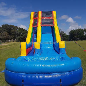 Toboggan aquatique gonflable commercial pour enfants, en promotion, <span class=keywords><strong>avec</strong></span> <span class=keywords><strong>piscine</strong></span> intégrée pour fêtes <span class=keywords><strong>de</strong></span> jardin et <span class=keywords><strong>vacances</strong></span> d'été - Product Image 2