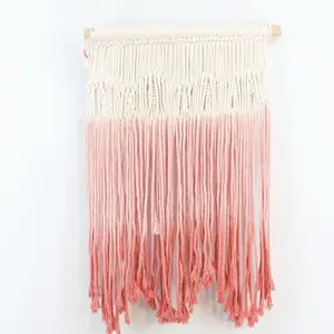 Polyester Cotton Painting Dye Tassel Wall Hanging Decoration For Home And Garden Light Luxury Decoration