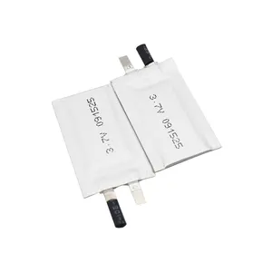 Bateria de polímero recarregável ultrafina, 3.7v 091525 ultrafina 15mah 3.7v bateria ultrafina de lipo