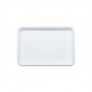 Catering Tray 400x300x20mm White PP <b>Storage</b> Tray - Product Image 3