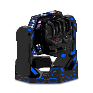 كراسي حركية لملاهي الواقع الافتراضي على شكل قطار الملاهي، مقعدين، سينما 9D للواقع الافتراضي لمراكز ألعاب الواقع الافتراضي - Product Image 3