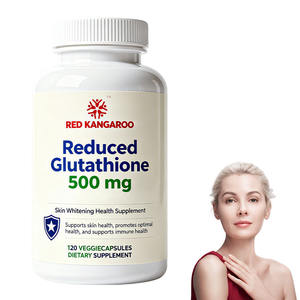 Reduziertes Glutathion <span class=keywords><strong>500</strong></span> <span class=keywords><strong>mg</strong></span> 120 vegetarische Kapseln Private Label Hautaufhellung Nahrungsergänzungsmittel - Product Image 1
