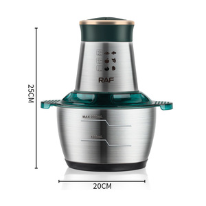 Picadora de Carne Eléctrica Multifuncional de Acero Inoxidable, Estándar Europeo, para el Hogar, 2L - Product Image 3