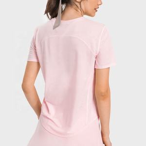 T-shirt de Tennis respirant à col ras du cou pour femmes DS333, <span class=keywords><strong>haut</strong></span> de Yoga qui évacue l'humidité, vêtements de sport et d'activité physique - Product Image 2