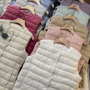 Gilet leggero nuovo piumino con colletto corto caldo autunno <span class=keywords><strong>e</strong></span> inverno cappotto girocollo gilet <span class=keywords><strong>panciotto</strong></span> - Product Image 1