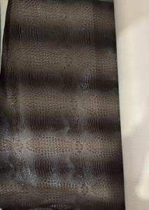 Искусственная кожа ПВХ с тиснением под крокодила, высокоглянцевая, с эффектом кожи животного - Product Image 2