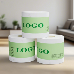 Papel higiénico de madera de 3 capas sanitario de etiqueta privada, tejido orgánico biodegradable de 15 Gsm, suave y cómodo para uso doméstico, disponible gratis - Product Image 1