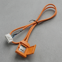 Adaptateur de câble stéréo 20 broches pour autoradio Android avec emplacement pour carte SIM 4G et câble d'extension pour lecteur DVD, gaine en PVC
