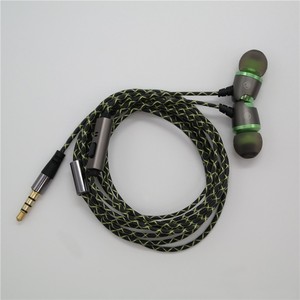 Wired Earphones With Green <b>Cable</b> Deep Bass High Definition <b>Microphone</b> For Mobile Phone Use - Product Image 4