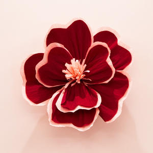 Arreglo de pared de papel crepé de flores artificiales para interiores/exteriores de larga duración para boda, dormitorio, compromiso, nueva decoración de la <span class=keywords><strong>casa</strong></span> - Product Image 1