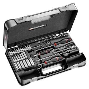 FACOM - R.450BP Jeu de 61 douilles métriques 1/4 ''à 6 points-EAN 3662424076107 RATCHET AND SOCKET SETS 1/4" - Product Image 1