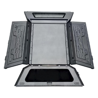 Turnkeen Vente en gros en stock Hardtop étanche noir en acier au carbone pour pick-up 4x4 Ford Ranger T9