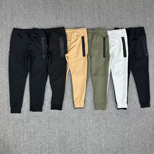 Ensemble de survêtement sportif pour homme en molleton technique épais de qualité supérieure, marque de luxe NK, 2 pièces, sweat-shirt et pantalon de survêtement en coton pour l'automne - Product Image 3