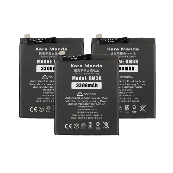 Top Quality Digital Battery Lithium ion Battery BM3B for Xiaomi Mi MIX 2 MiX 2S Battery Original Capacity 3300mAh Replacement