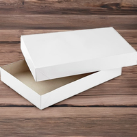 Petites boîtes en carton kraft personnalisées avec laminage mat gaufrage pour emballage cadeau alimentaire haut bas pour chocolat