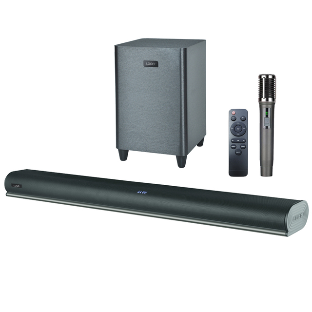 OEM Aluminum 6.5" Passive Subwoofer 4-Speaker for Home Theater System with RCA and Remote Control for LCD TV