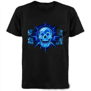 sounds t shirt Suppliers-Wholesale customized Hot trending promotion LED sound activated flashing t shirt Light up party shirt for raves