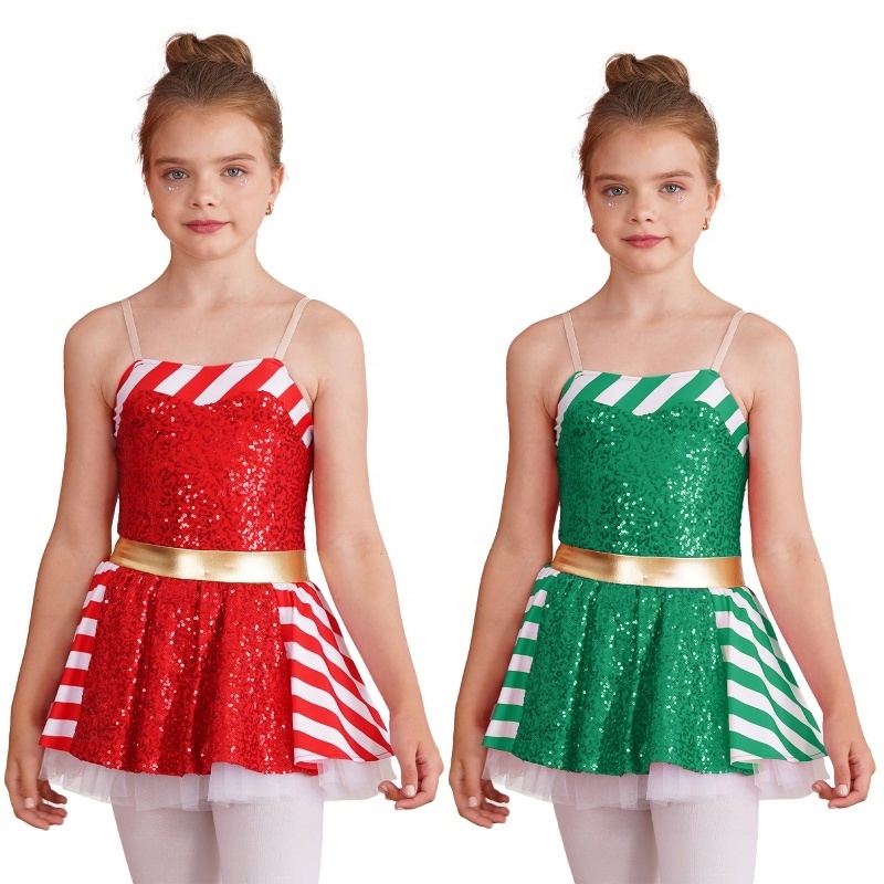 Robe De Noël Fille Manches Longues - Imprimé Étoiles Et Noeud Papillon - Tulle - Tenue Fêtes - 9