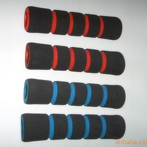 Poignées de guidon de vélo en caoutchouc nitrile bicolore 22,2 mm pour vélos de route, protection des mains - Product Image 3