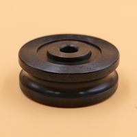 Rouleau de guidage rainuré en UHMWPE avec billes en acier inoxydable pour équipement d'automatisation industrielle