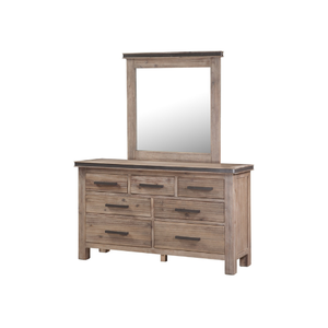 Collection ATLAS Commode de chambre minimaliste de haute qualité en acier inoxydable et bois d'acacia avec 7 tiroirs en provenance du Vietnam - Product Image 1
